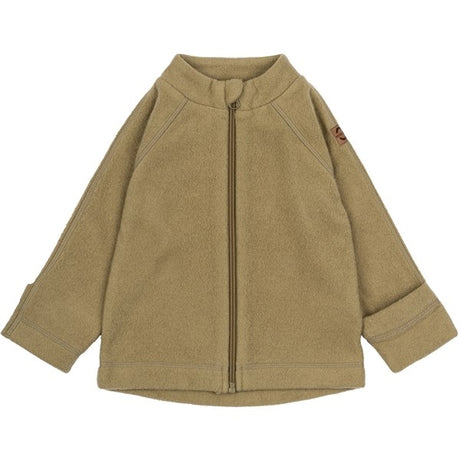 Mikk-Line Bomull Fleece Jakke Dried Herb