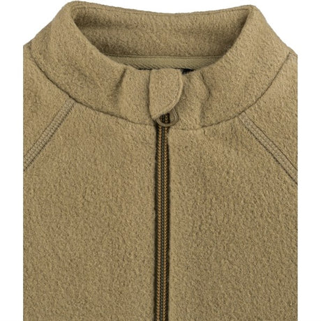 Mikk-Line Bomull Fleece Jakke Dried Herb