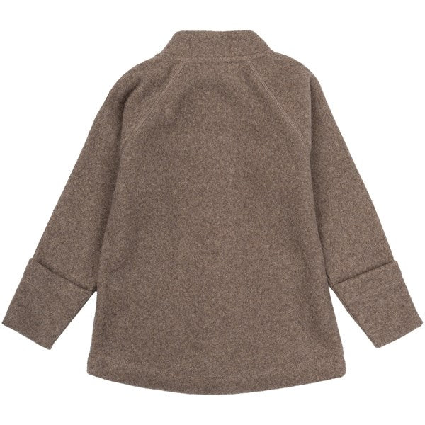 Mikk-Line Bomull Fleece Jakke Melange Denver