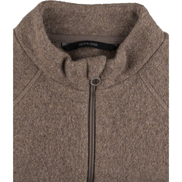 Mikk-Line Bomull Fleece Jakke Melange Denver