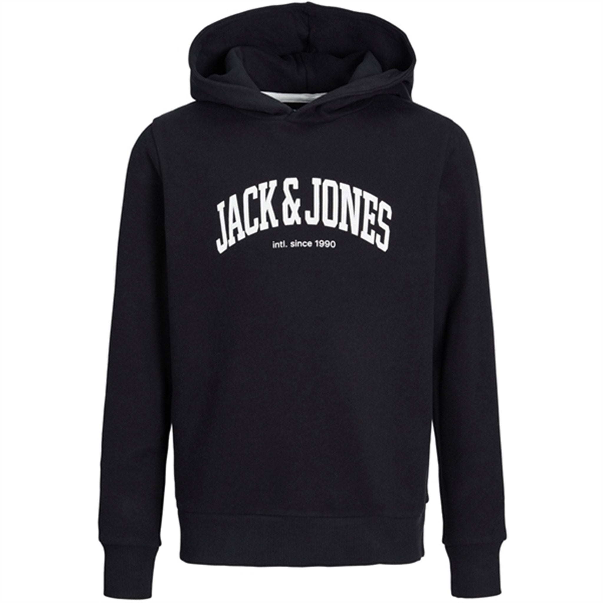 Jack & Jones Junior Black Josh Sweat Hoodie
