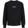 Jack & Jones Junior Black Jorvesterbro Collegegenser