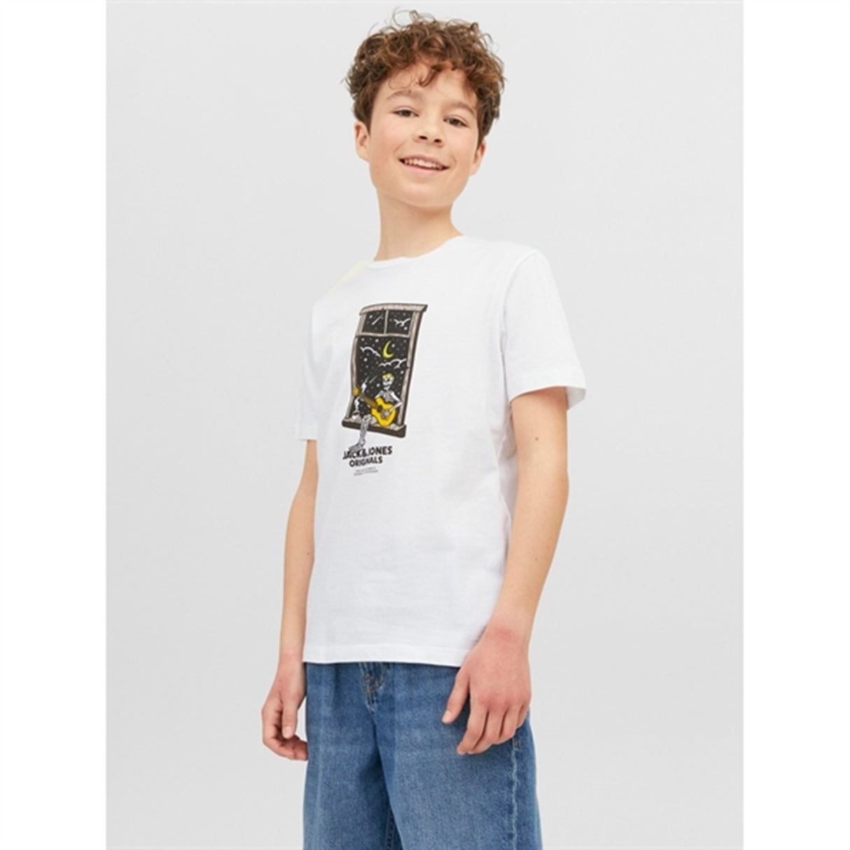 Jack & Jones Junior Bright White Afterlife T-Shirt 4