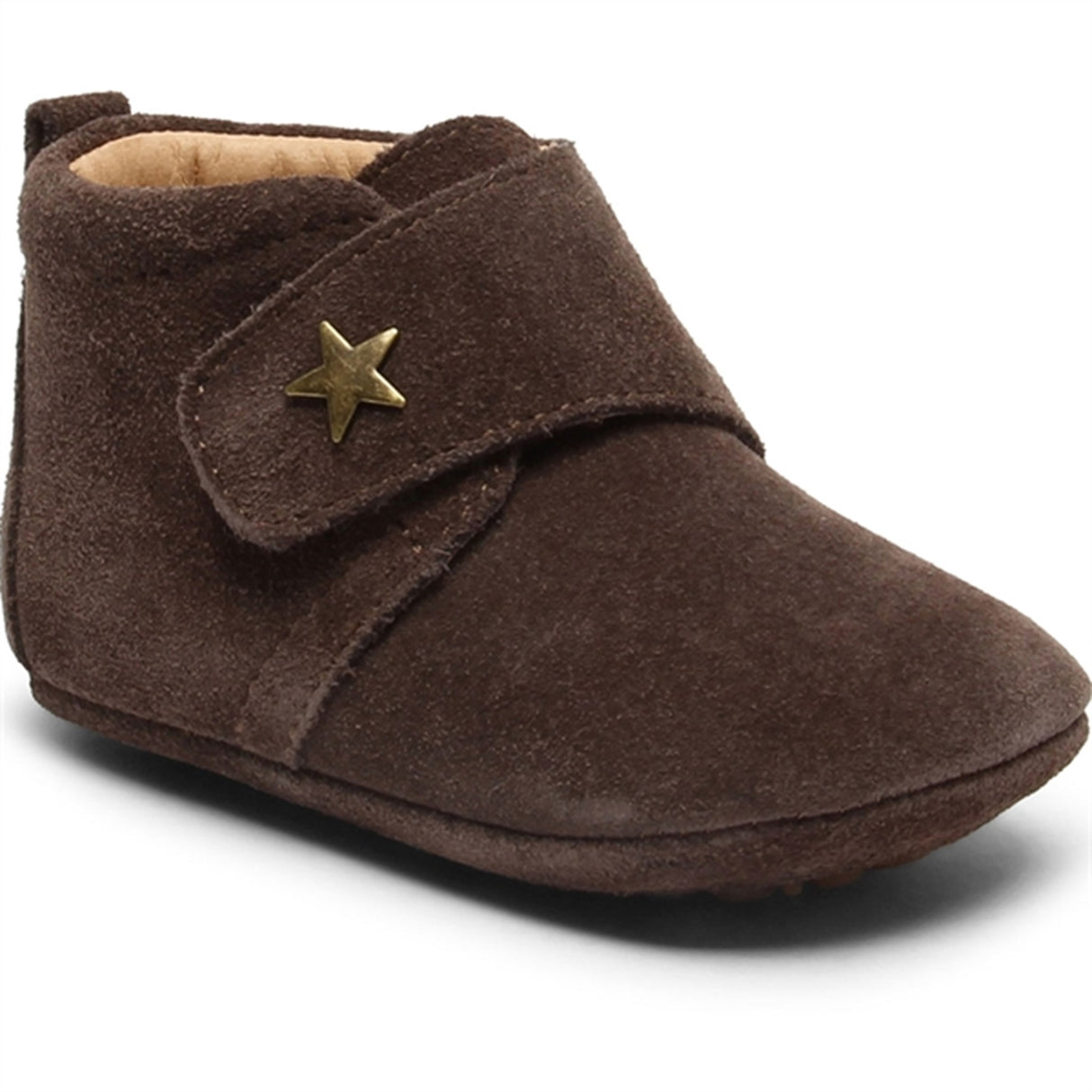 Bisgaard Tøfler Baby Star Dark Brown