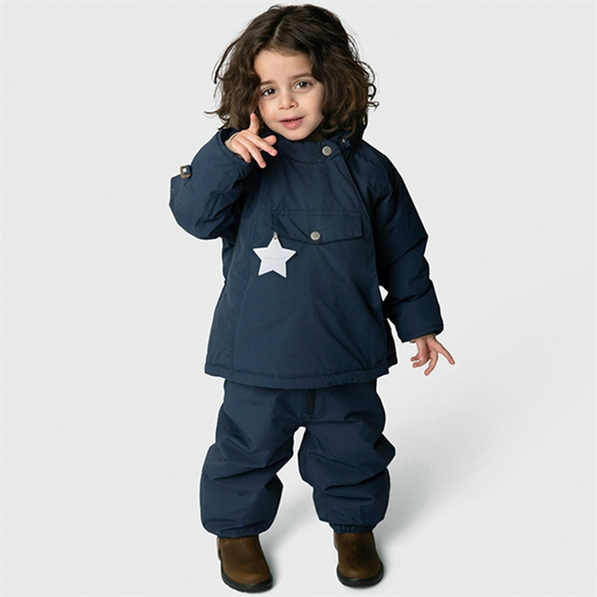 MINI A TURE Wang Fleece Vinterjakke Blue Nights 7