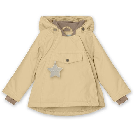 MINI A TURE Wang Fleece Vinterjakke Semolina Sand