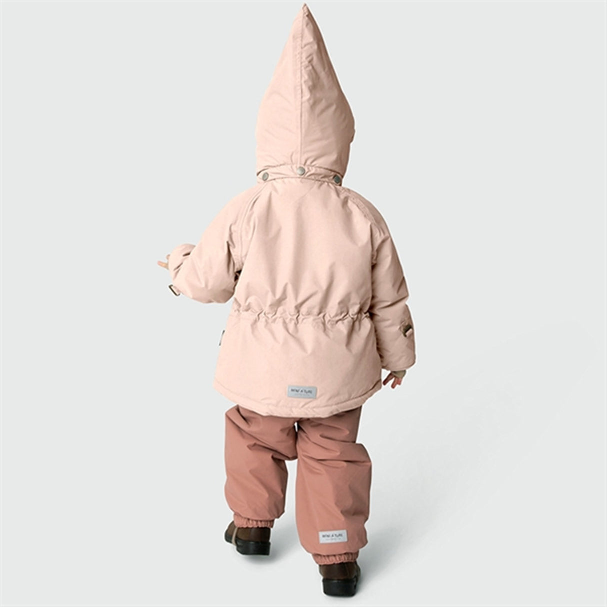 MINI A TURE Wang Fleece Vinterjakke Rose Dust 4