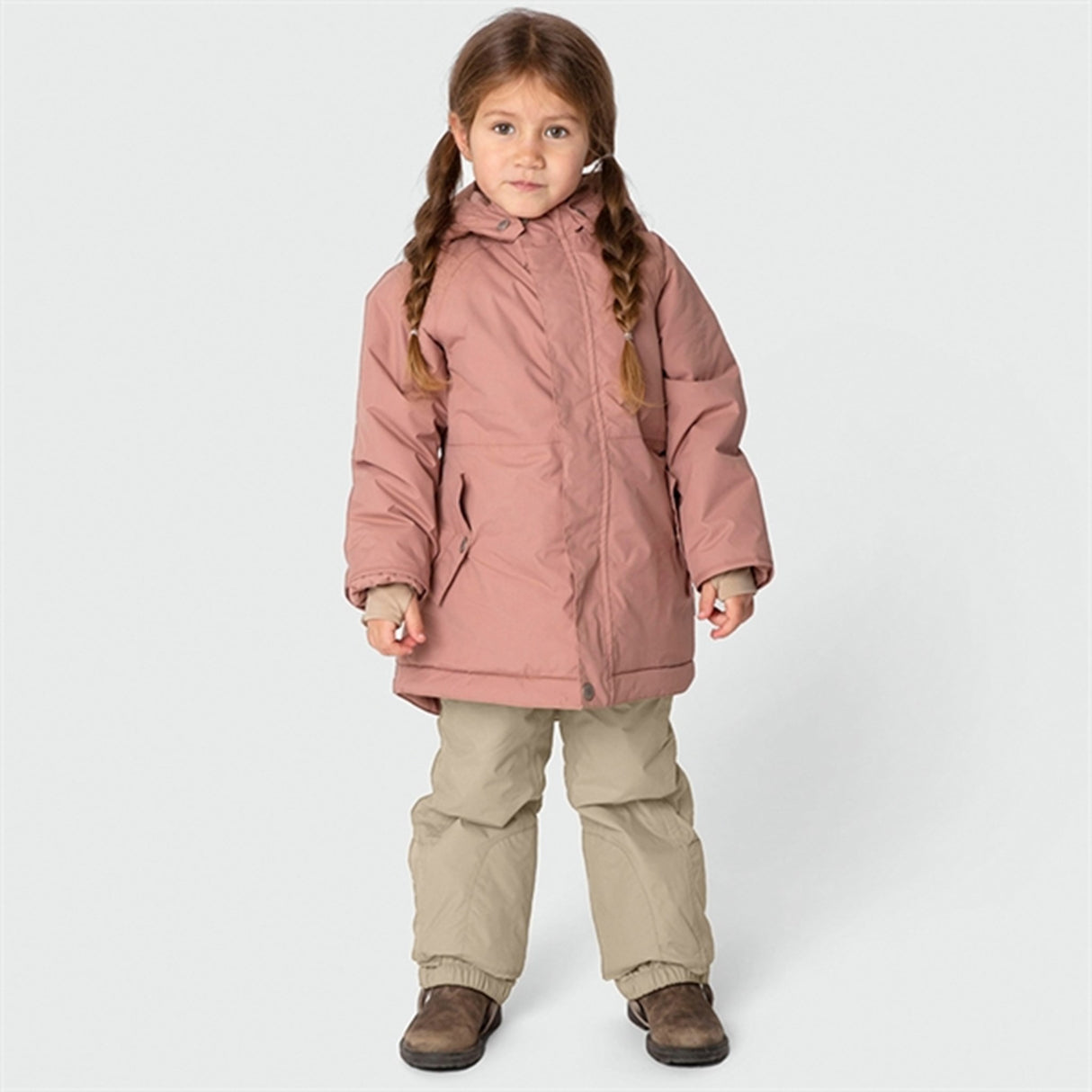 MINI A TURE Vikana Fleece Vinterjakke Wood Rose 5