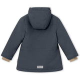 MINI A TURE Kastorio Fleece Vinterjakke Blue Nights 2