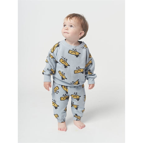 Bobo Choses Light Blue Mr Birdie All Over Collegegenser 2