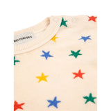 Bobo Choses White Multicolor Stars All Over Terry Collegegenser 6