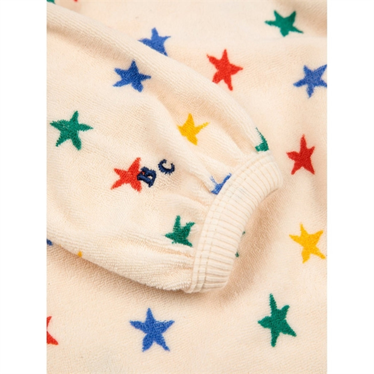 Bobo Choses White Multicolor Stars All Over Terry Collegegenser 4