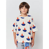 Bobo Choses White Sail Boat T-Shirt 3