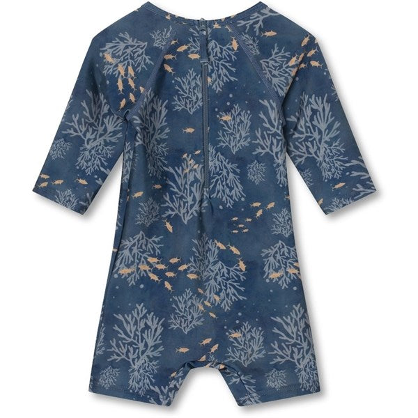 MINI A TURE Goldie Printed UV50+ Jumpsuit Deep Waters 2