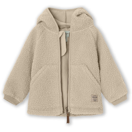 MINI A TURE LIFF Teddy Fleece Jakke Sesame 2