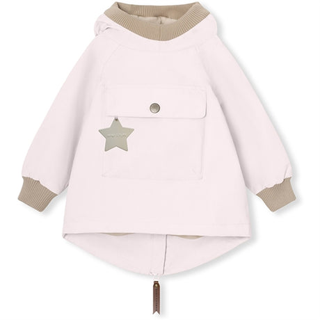 MINI A TURE BABYVITO Våranorakk m/Fleece Fôr Mauve Chalk