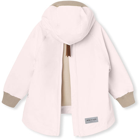 MINI A TURE BABYVITO Våranorakk m/Fleece Fôr Mauve Chalk 2