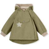 MINI A TURE WAI Vårjakke m/Fleece Fôr Aloe Green