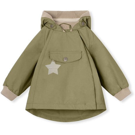 MINI A TURE WAI Vårjakke m/Fleece Fôr Aloe Green