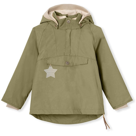 MINI A TURE VITORIO Vår Anorak m/Fleece Fôr Aloe Green