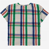 Bobo Choses Baby Madras Checks Woven Shirt Short Sleeve Multicolor