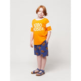 Bobo Choses Acoustic Guitar All Over Bermudashorts Navy Blue 3