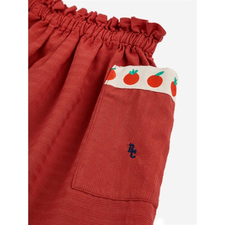 Bobo Choses Pockets Woven Skjørt Knee Length Burgundy Red 2