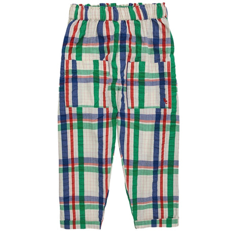 Bobo Choses Madras Checks Woven Bukser Baggy Multicolor