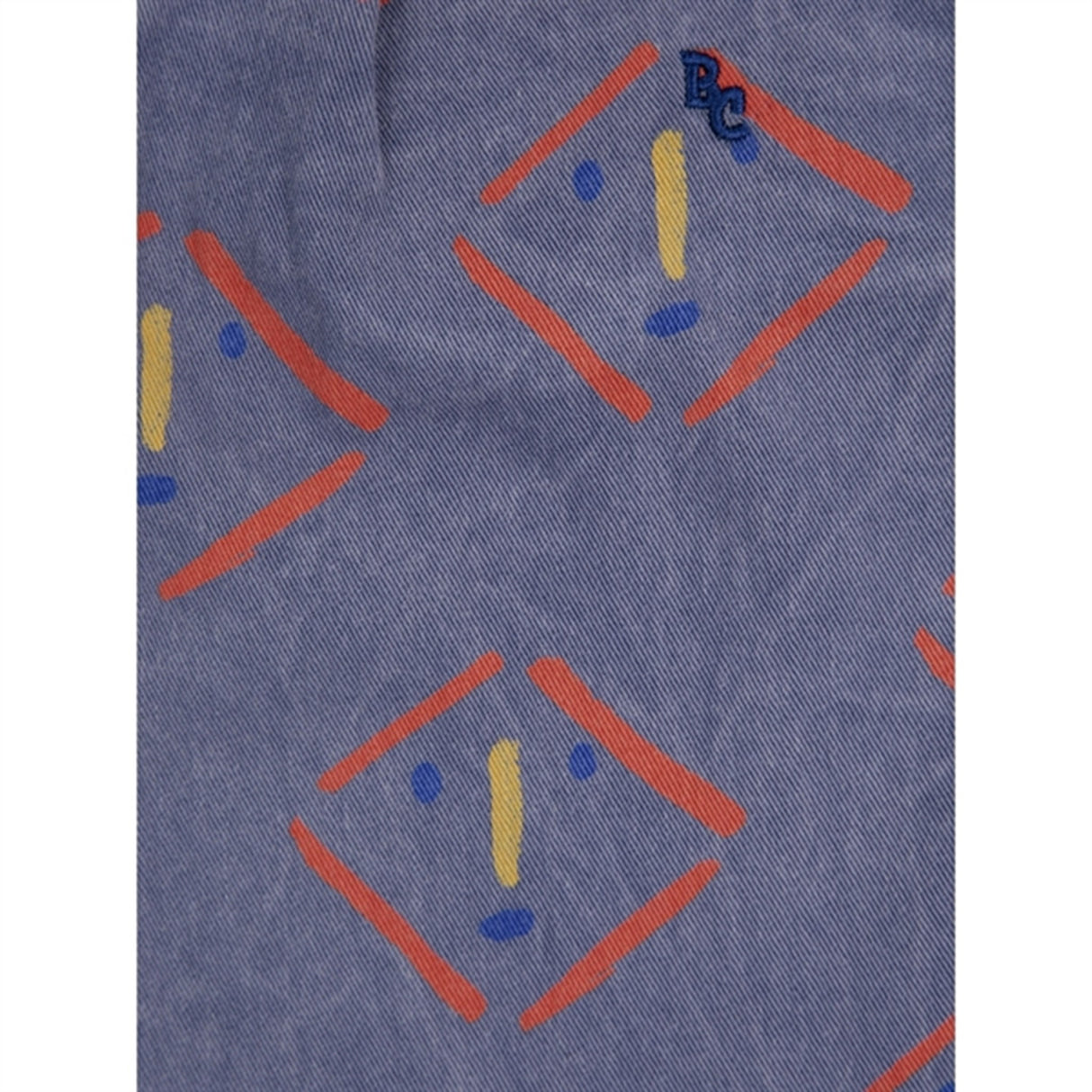 Bobo Choses Masks All Over Chino Bukser Prussian Blue 3