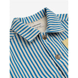 Bobo Choses Striped Color Block Denim Jakke Blue 3