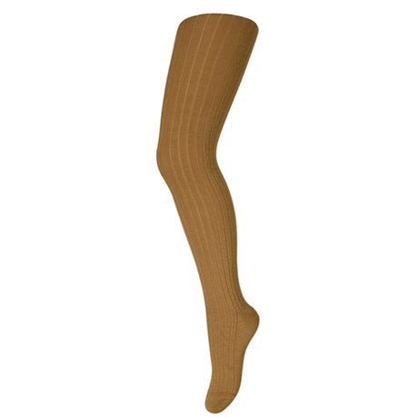 MP 128 Uld Rib Strømpebukser 2325 Wood Thrush