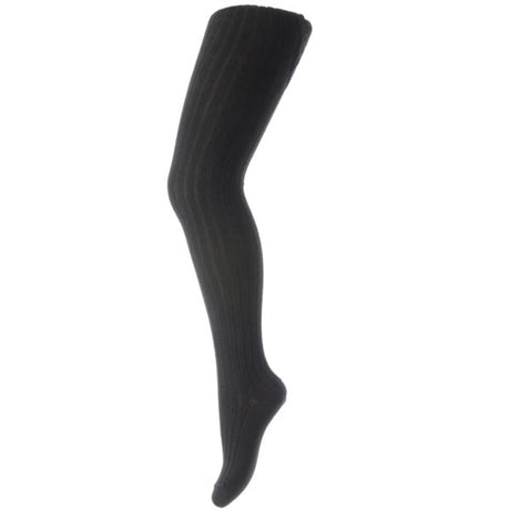 MP 130 Cotton Rib Tights 08 Black
