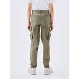 Name it Deep Lichen Green Ryan Cargo Twill Bukser Noos 3