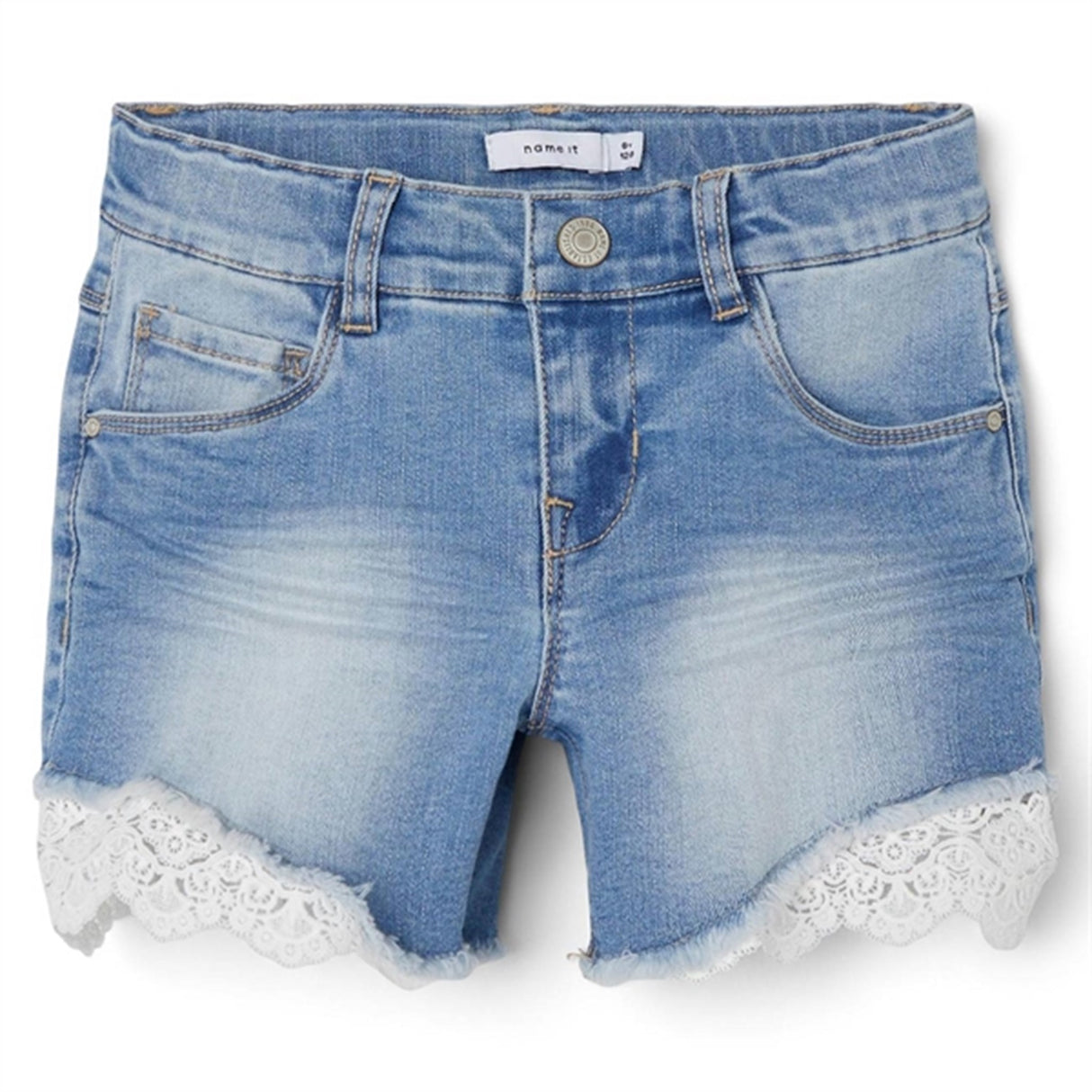 Name it Medium Blue Denim Salli Slim Denim Shorts Noos