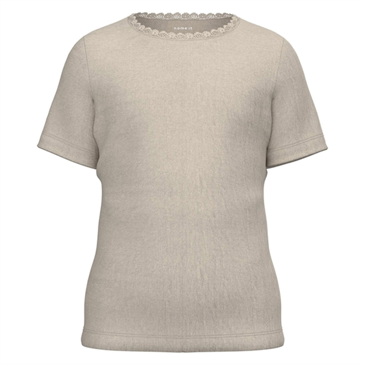 Name it Peyote Melange Kab Slim T-Shirt Noos