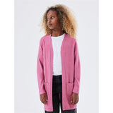 Name it Rose Wine Victi Strikk Cardigan Noos