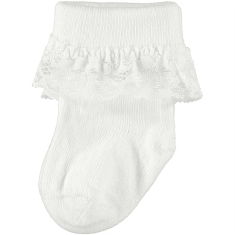 Name it Bright White Opagna Sokker