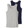 Name it Grey Melange 2-Pak Tank Topp Noos