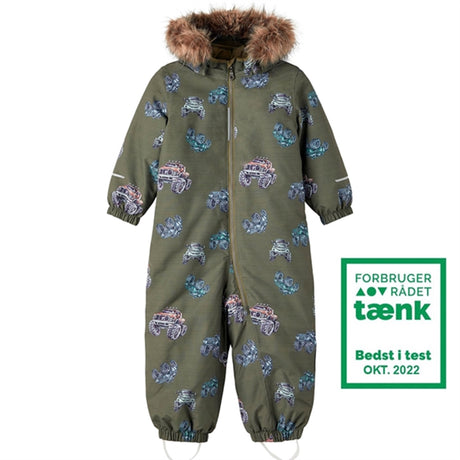 Name it Snow10 Truck Vinterdress Noos Olive Night
