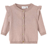 Name it Rose Smoke Temollie Strikk Cardigan