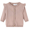 Name it Rose Smoke Temollie Strikk Cardigan