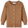 Name it Toasted Coconut Bolan Strikk Cardigan