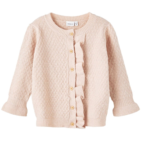 Name it Rose Smoke Tofemme Strikk Cardigan