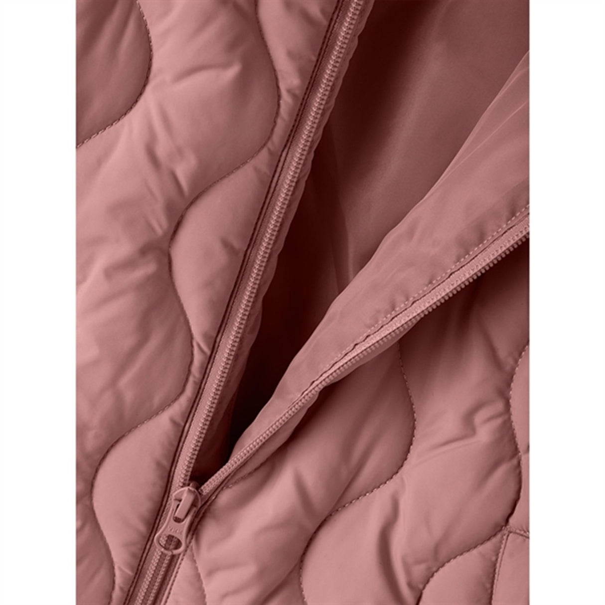 Name it Old Rose Mars Quilted Jakke 2