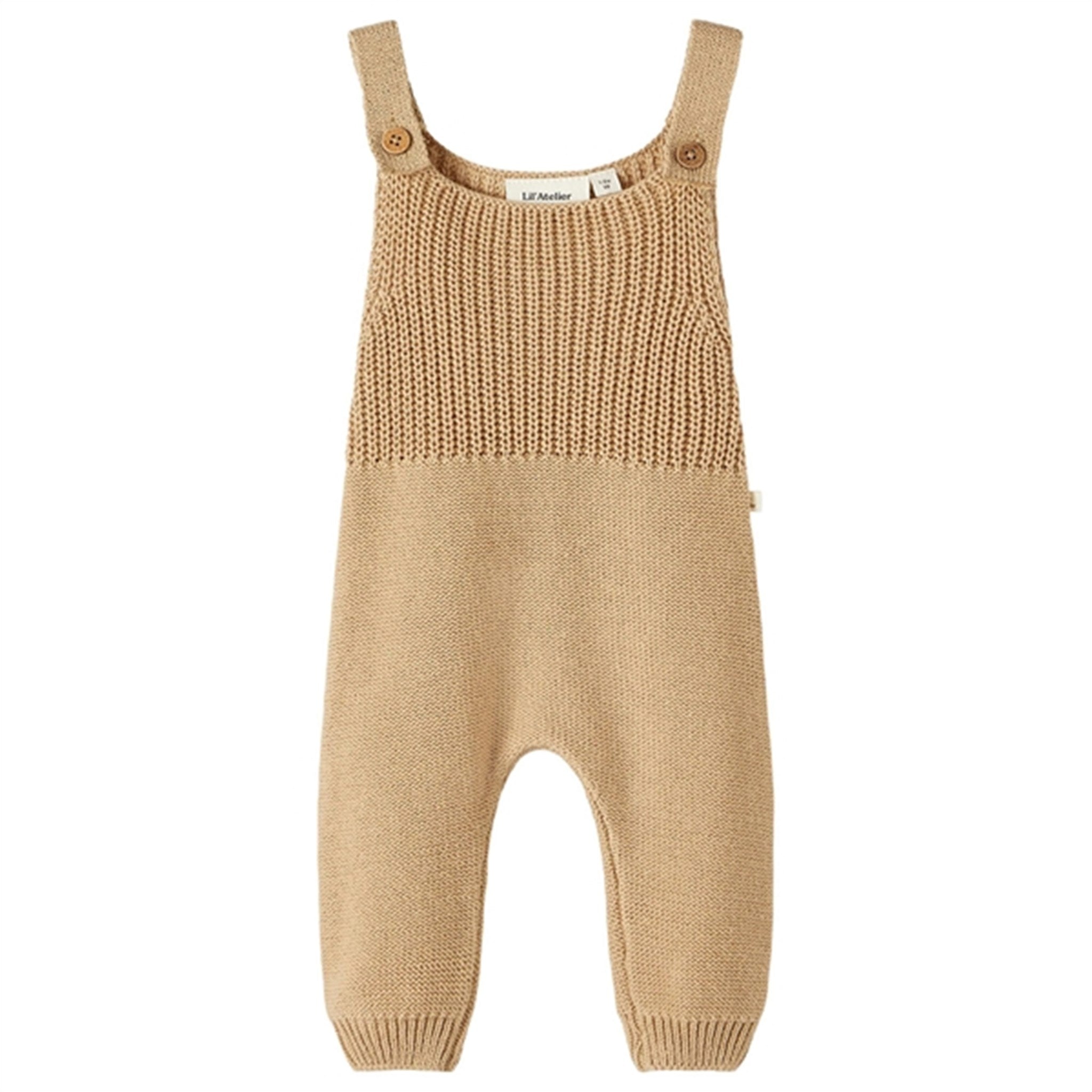 Lil' Atelier Curds & Whey Laguno Loose Strikk Overall