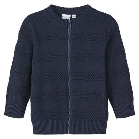 Name it Dark Sapphire Vesto Strikk Lynlås Cardigan