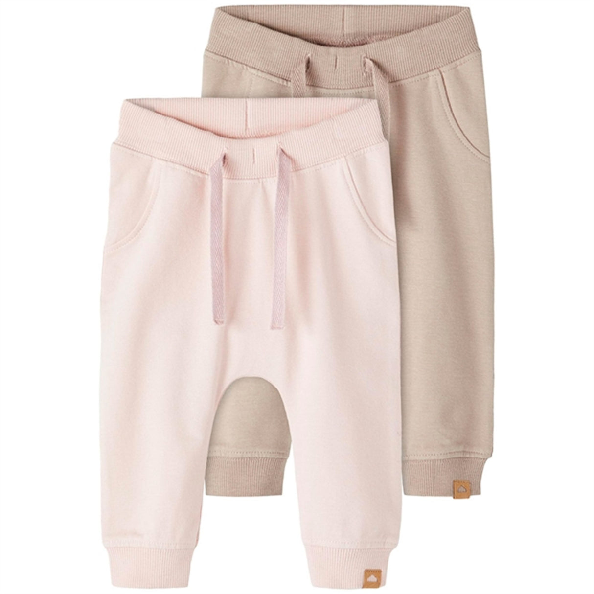 Name it Rose Smoke Takki Sweatpants 2-pakning Noos