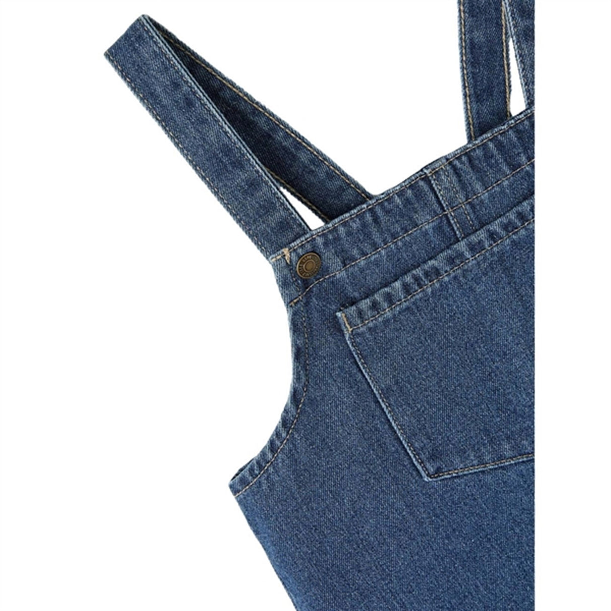 Name it Medium Blue Denim Jessie Denim Strop Kjole 3