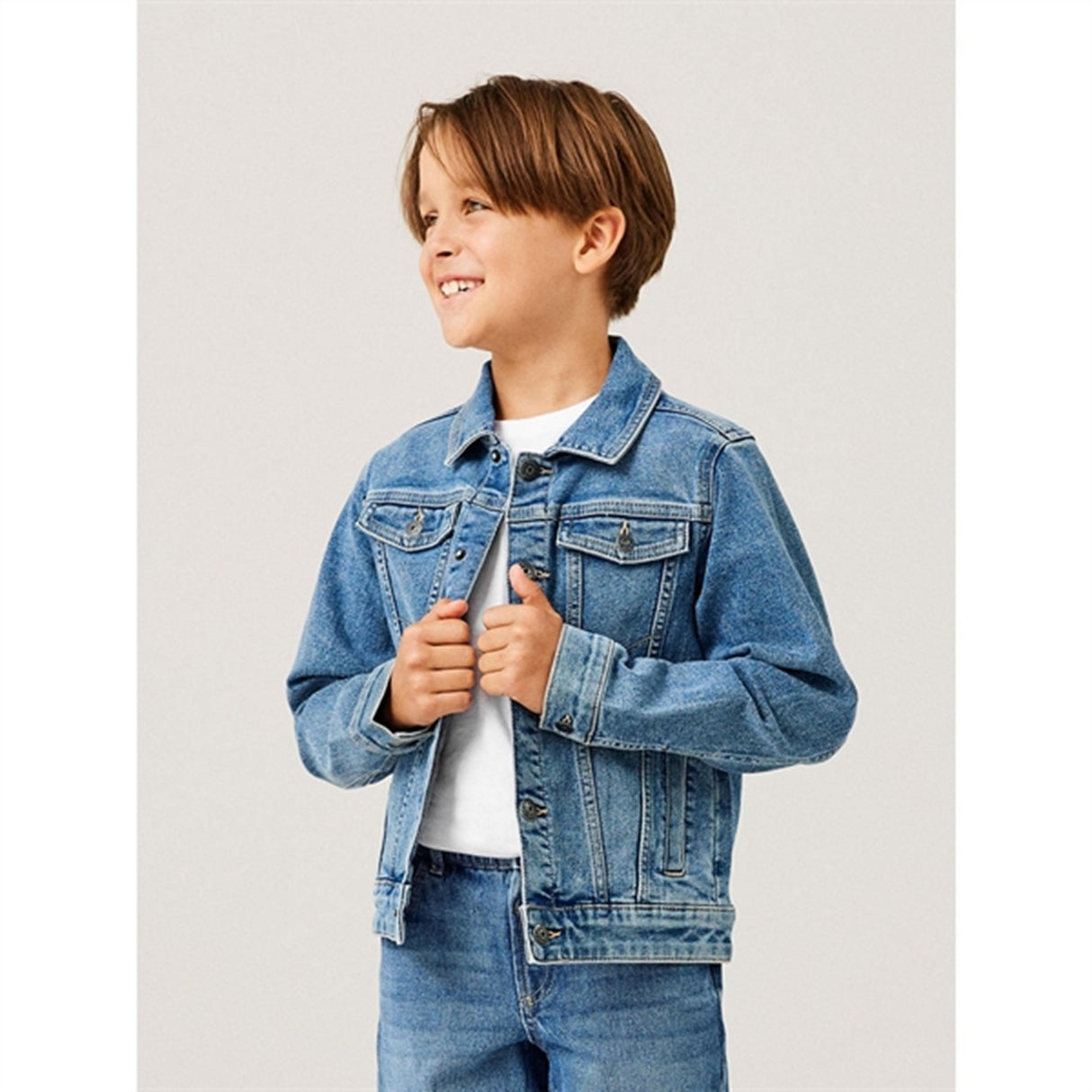 Name it Medium Blue Denim Jack Denim Jakke Noos 2