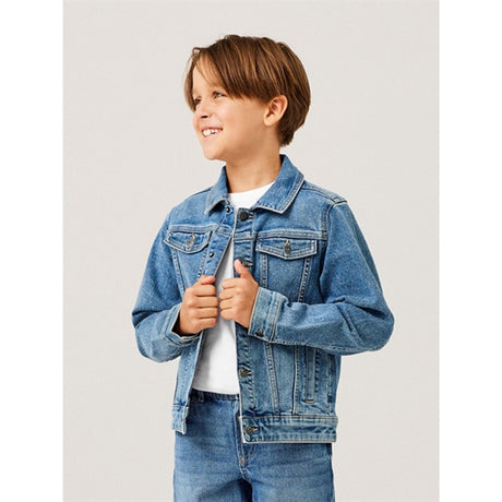 Name it Medium Blue Denim Jack Denim Jakke Noos 2